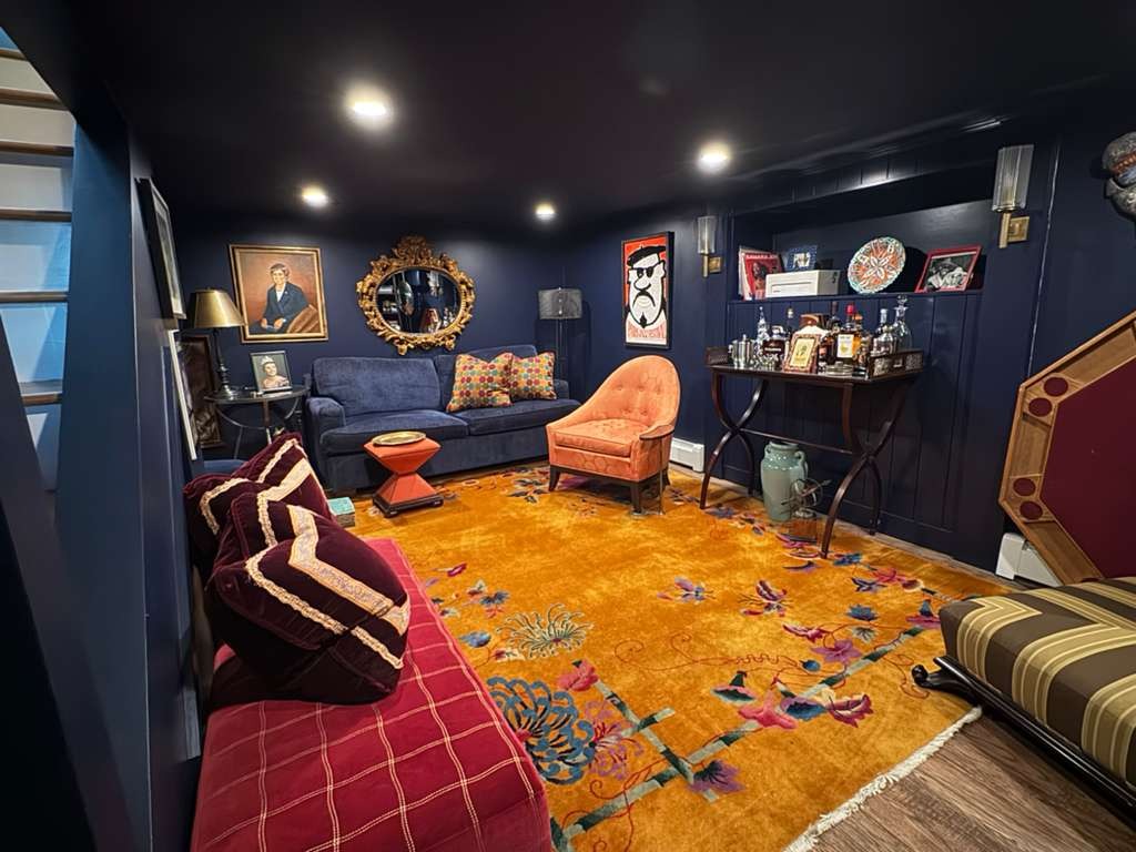 The speakeasy lounge — vinyl, velvet, and late nights